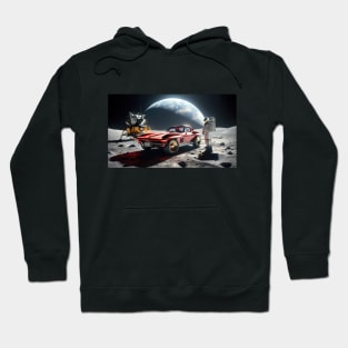 67 Corvette on the Moon Hoodie